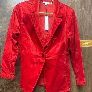 Chico's Vibrant Red Blazer